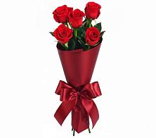 Букет 5 Красных роз Эдлесс Лав в Посёлок Гжельского кирпичного завода