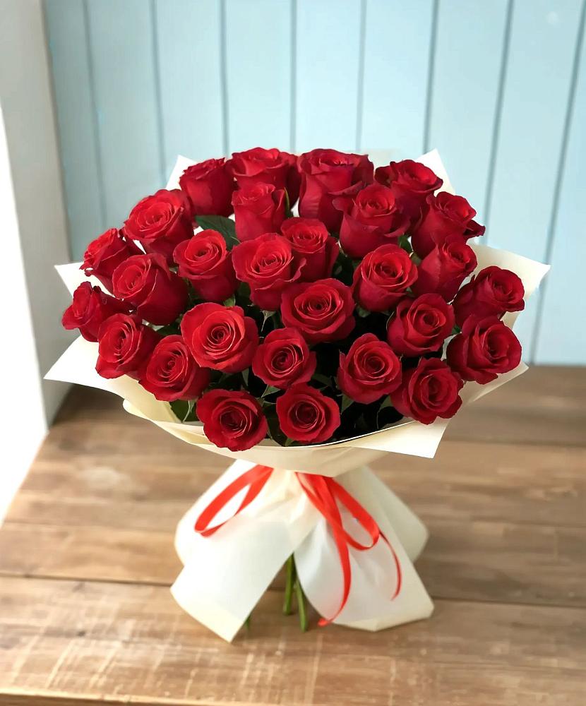 Букет 29 Красных роз в Посёлок Гжельского кирпичного завода