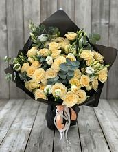Букет цветов из:  Розы и Лизиантусы #REPLACE_PRED# Посёлок Гжельского кирпичного завода