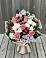 Букет цветов из: Альстромерии, Гвоздики, Розы и Хризантемы в Посёлок Гжельского кирпичного завода