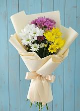 Букет цветов из:  Хризантемы в Посёлок Гжельского кирпичного завода