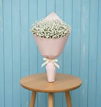 Букет цветов из:  Гипсофила в Посёлок Гжельского кирпичного завода