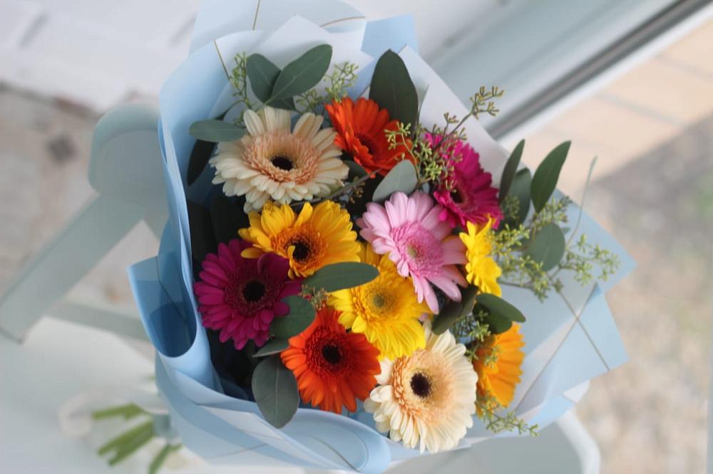 Букет цветов из: Герберы в Посёлок Гжельского кирпичного завода