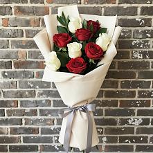 Букет цветов из:  Розы в Посёлок Гжельского кирпичного завода