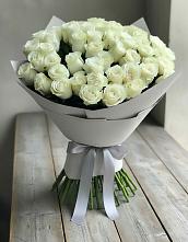 Букет 35 Белых роз в Посёлок Гжельского кирпичного завода