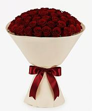 Букет 101 Бордовая роза Блэк Бакарра в Посёлок Гжельского кирпичного завода