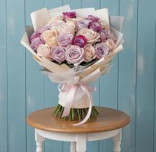 Букет цветов из:  Розы в Посёлок Гжельского кирпичного завода