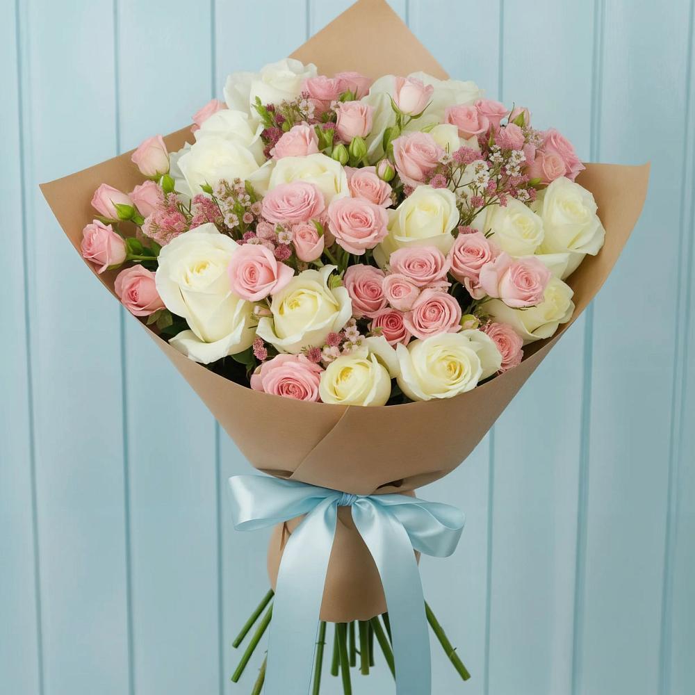 Букет цветов из: Розы в Посёлок Гжельского кирпичного завода