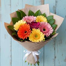 Букет цветов из:  Герберы #REPLACE_PRED# Посёлок Гжельского кирпичного завода