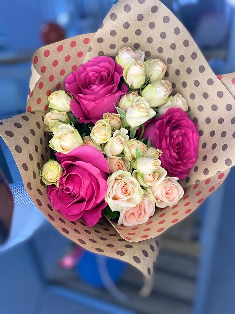 Букет цветов из: Розы в Посёлок Гжельского кирпичного завода