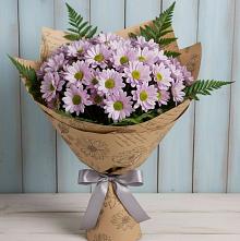 Букет цветов из:  Хризантемы в Посёлок Гжельского кирпичного завода