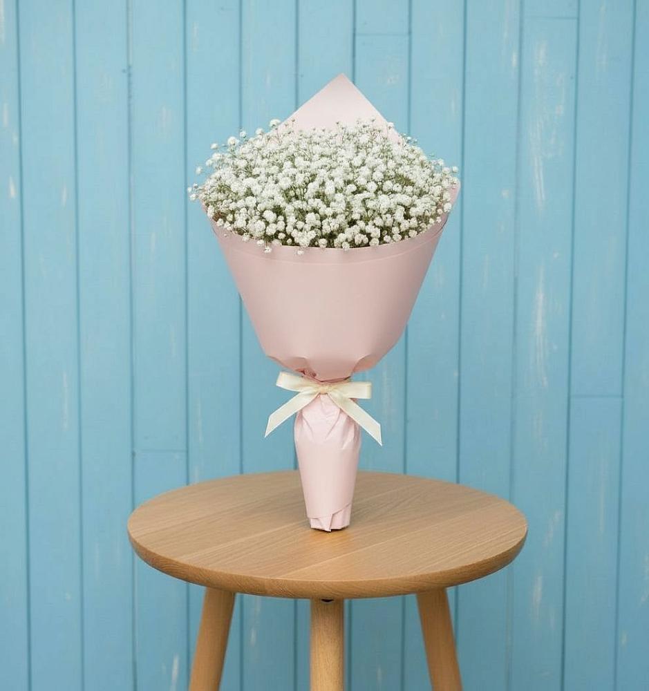 Букет цветов из: Гипсофила в Посёлок Гжельского кирпичного завода