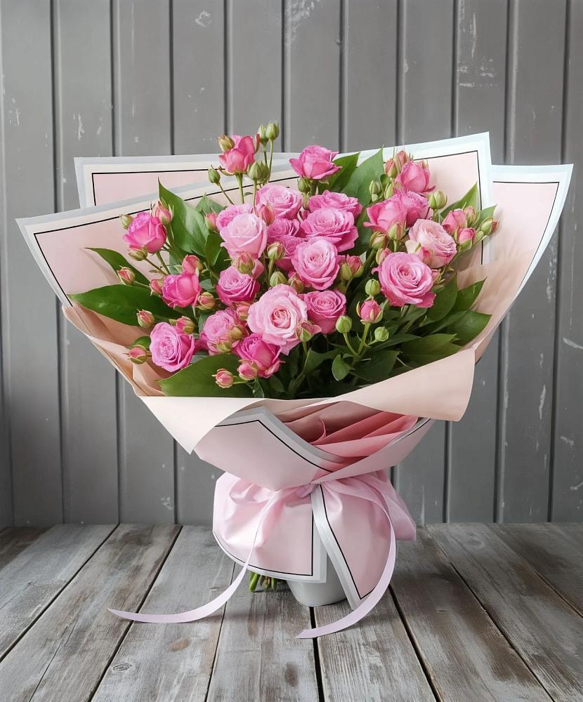 Букет Розовый кустик в Посёлок Гжельского кирпичного завода