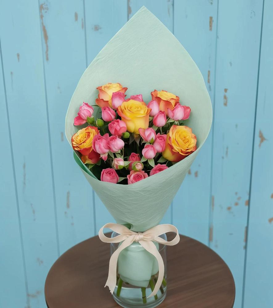 Букет цветов из: Розы в Посёлок Гжельского кирпичного завода