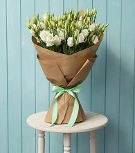 Букет цветов из:  Лизиантусы в Посёлок Гжельского кирпичного завода