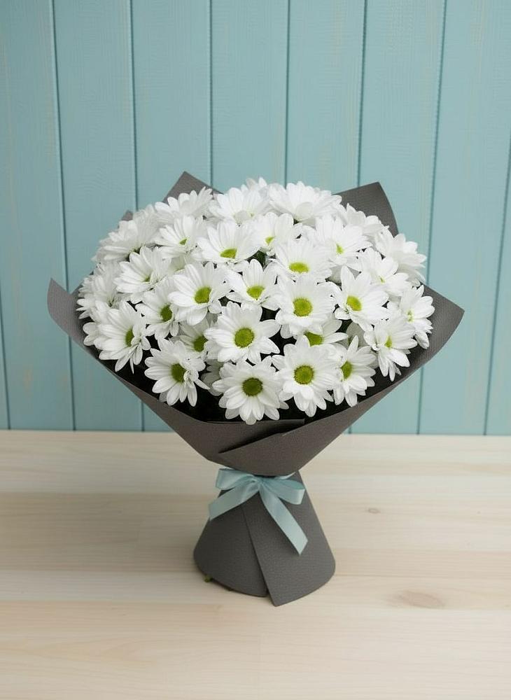 Букет цветов из: Хризантемы в Посёлок Гжельского кирпичного завода