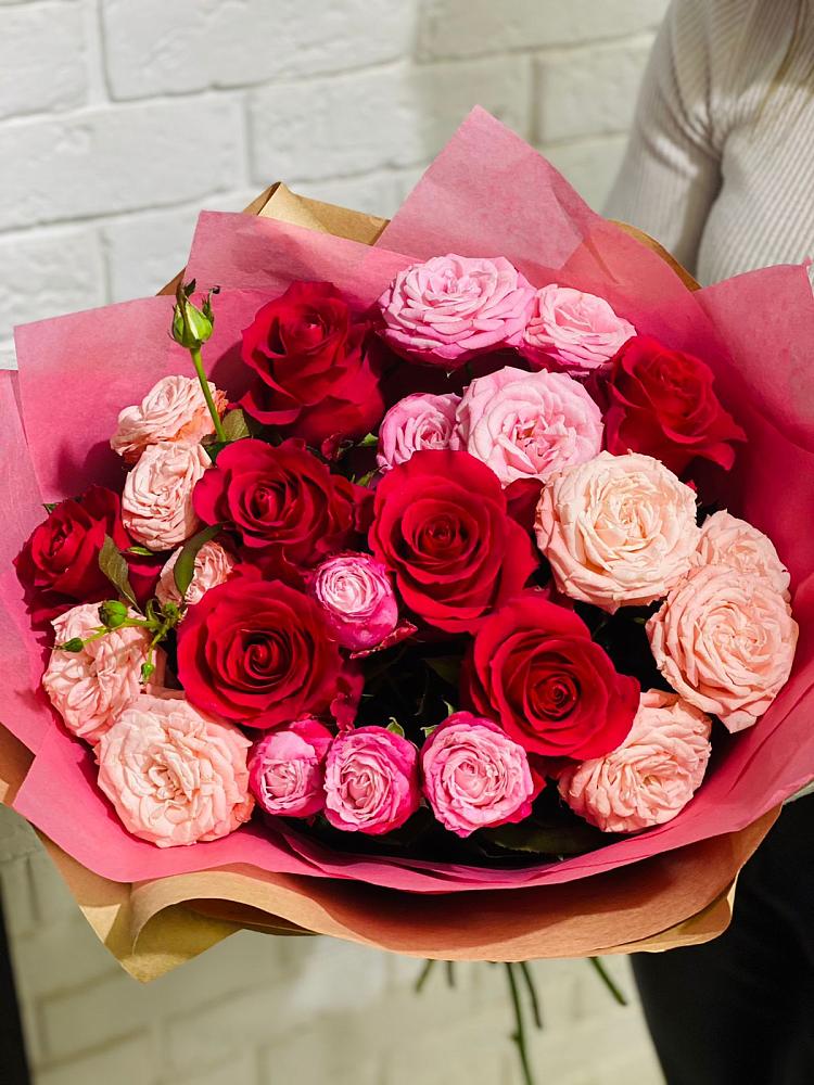 Букет цветов из: Розы в Посёлок Гжельского кирпичного завода