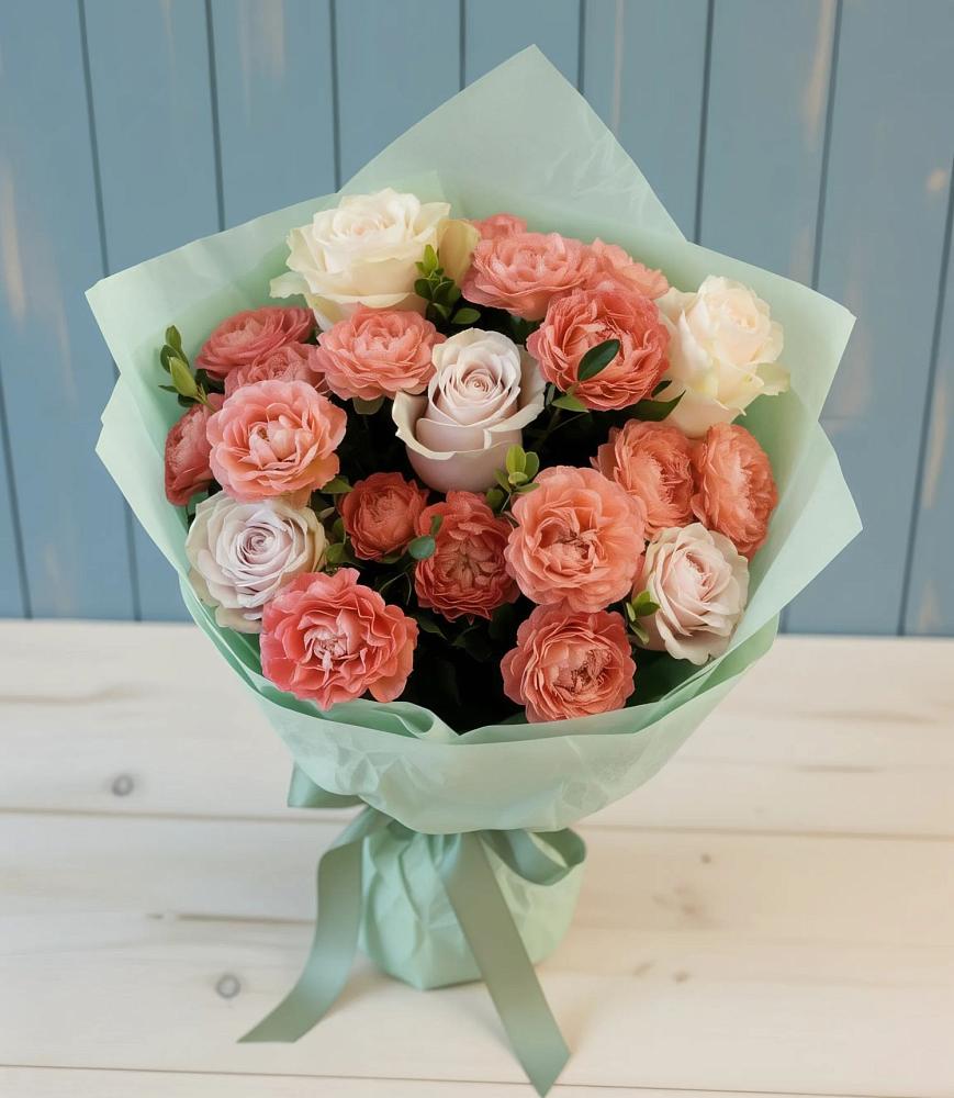 Букет цветов из: Розы в Посёлок Гжельского кирпичного завода