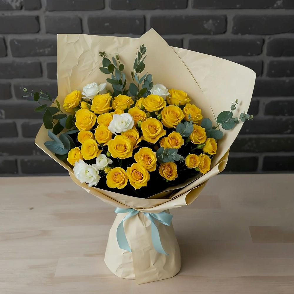 Букет цветов из: Розы в Посёлок Гжельского кирпичного завода