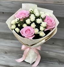 Букет цветов из:  Розы в Посёлок Гжельского кирпичного завода