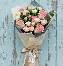 Букет цветов из:  Розы в Посёлок Гжельского кирпичного завода