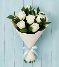 Букет цветов из:  Розы в Посёлок Гжельского кирпичного завода