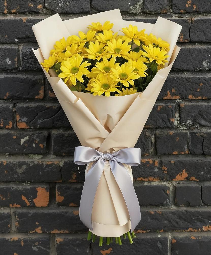 Букет цветов из: Хризантемы в Посёлок Гжельского кирпичного завода