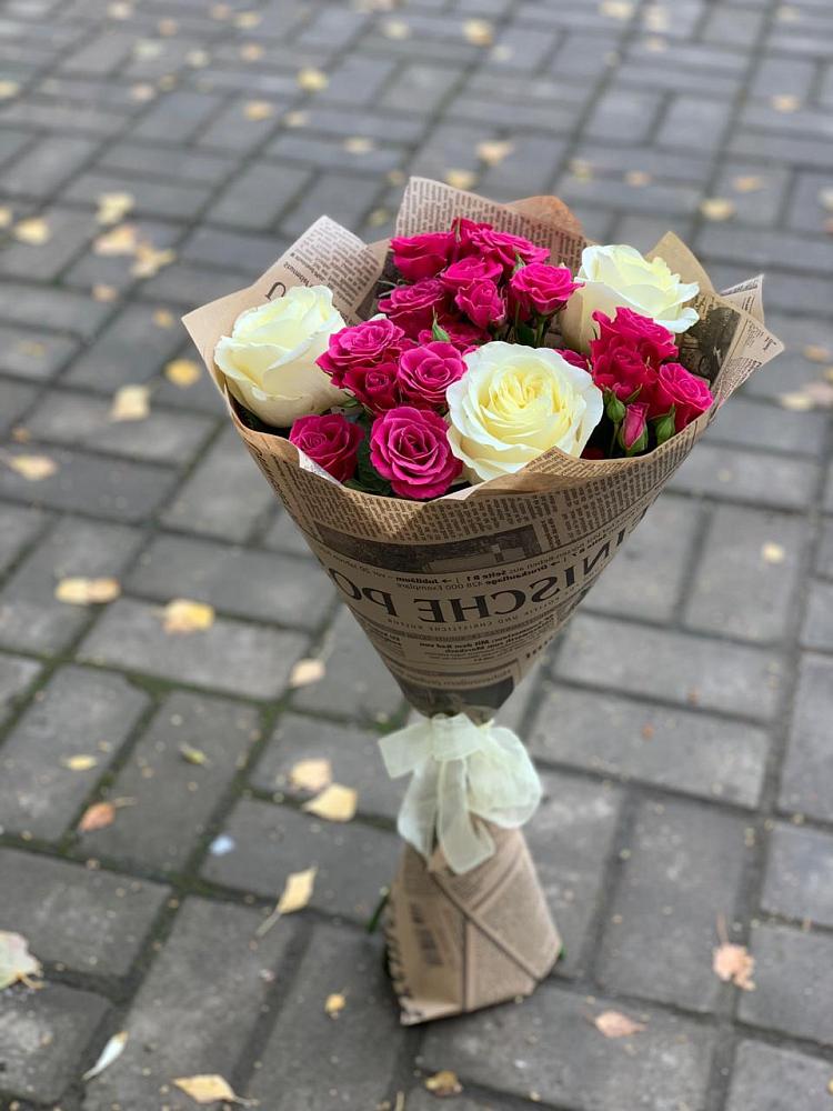 Букет цветов из: Розы в Посёлок Гжельского кирпичного завода