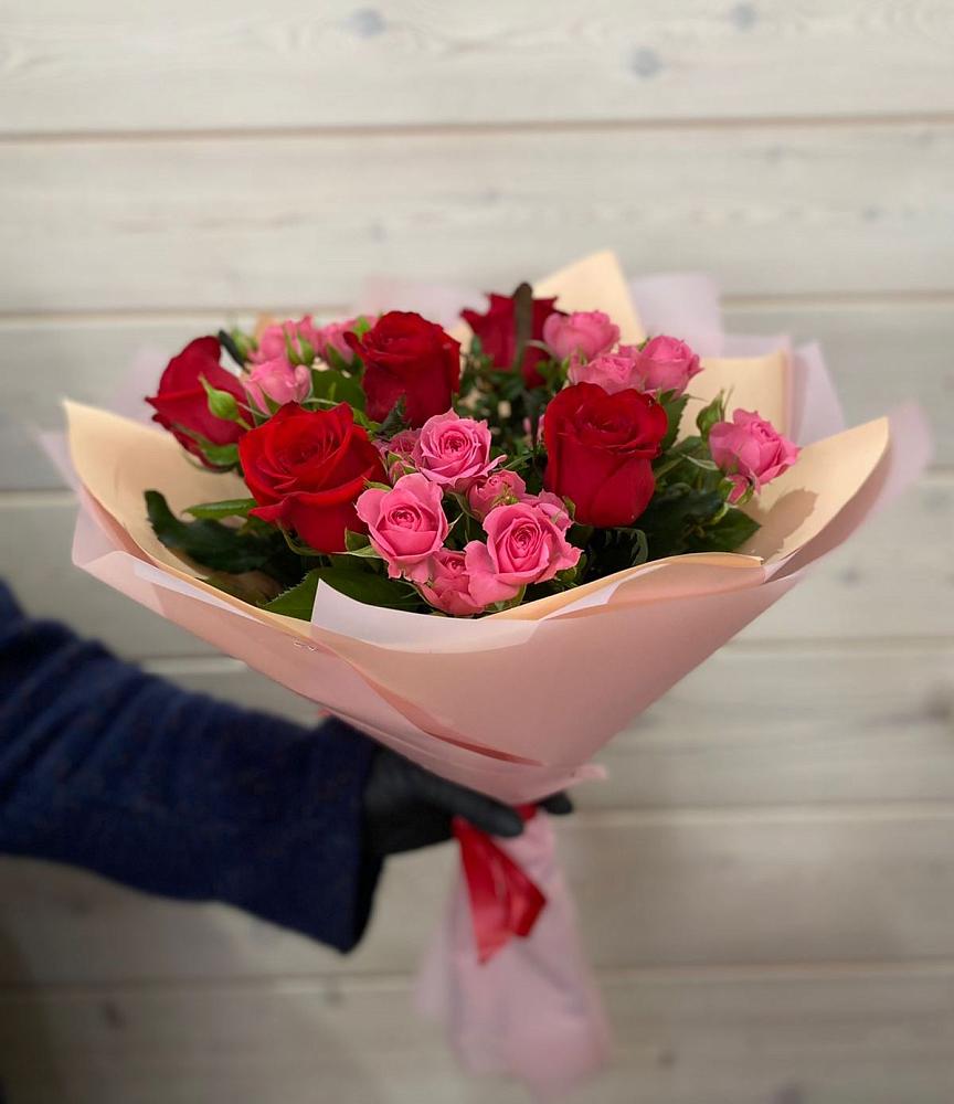 Букет цветов из: Розы в Посёлок Гжельского кирпичного завода