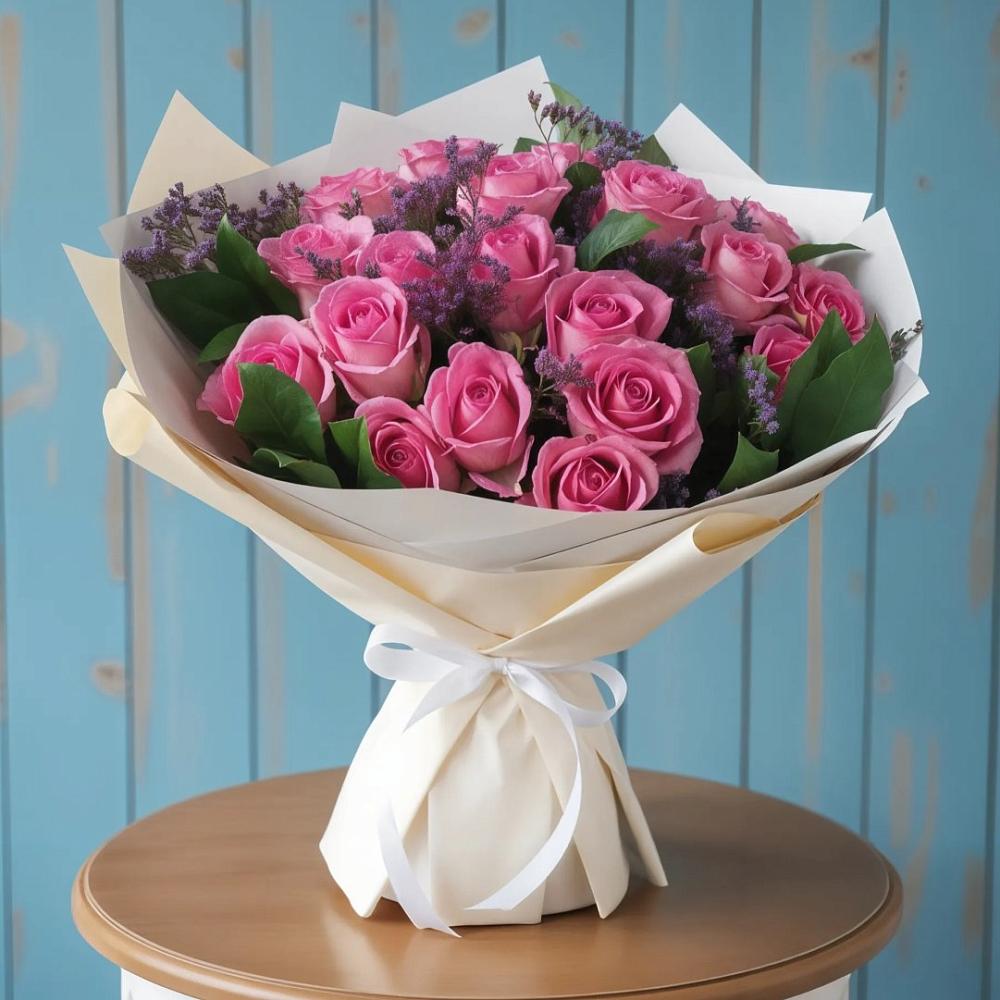 Букет цветов из: Розы в Посёлок Гжельского кирпичного завода