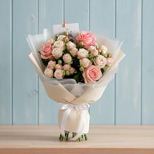 Букет цветов из:  Розы в Посёлок Гжельского кирпичного завода
