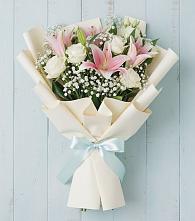 Букет цветов из:  Лилии #REPLACE_PRED# Посёлок Гжельского кирпичного завода