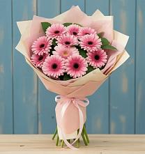 Букет цветов из:  Герберы в Посёлок Гжельского кирпичного завода
