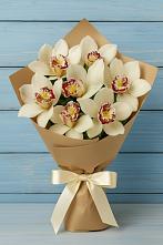 Букет цветов из:  Орхидеи и Розы в Посёлок Гжельского кирпичного завода